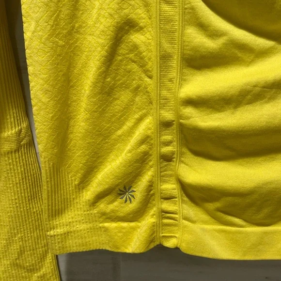 Athleta Yellow Hoodie Size Medium - Picture 5 of 8